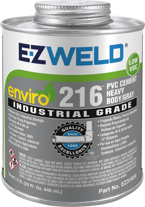 PVC Cement Heavy Body Gray