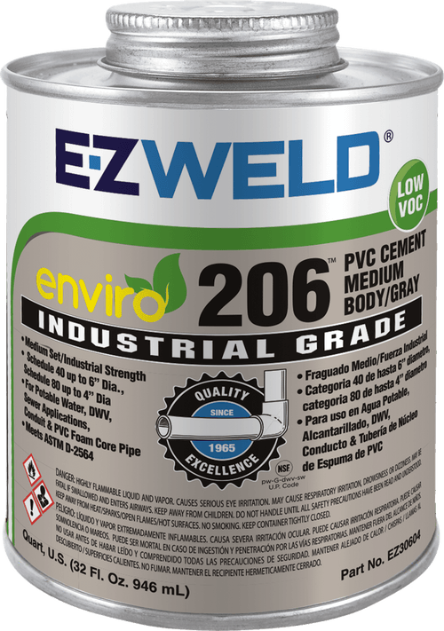 PVC Cement Medium Body Gray