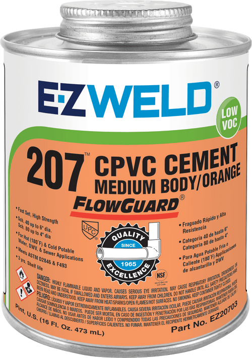 CPVC Cement Medium Body Orange
