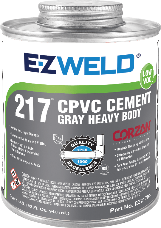 CPVC Cement Heavy Body Gray