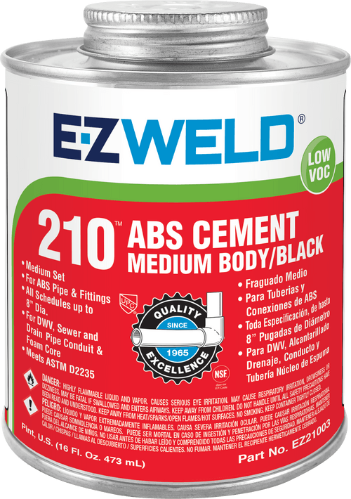 ABS Cement Medium Body Black